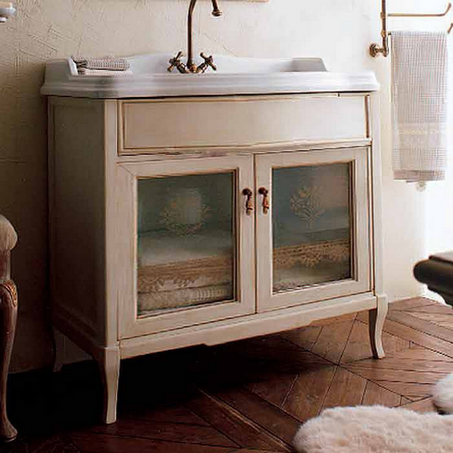 Тумба с раковиной Labor Legno Victoria HPL 90 PAT 90 см (детальная фотография), классика, ретро, в стиле прованс