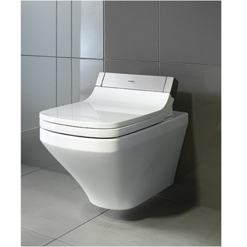 Унитаз подвесной duravit rimless с покрытием wondergliss